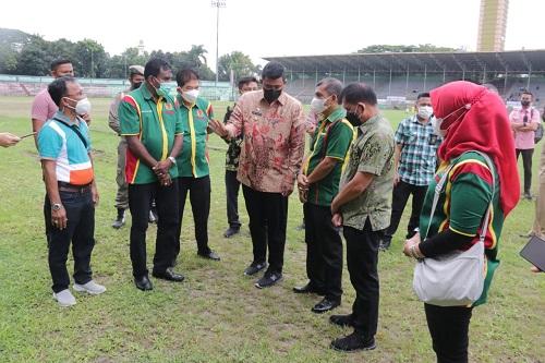 Wali Kota Medan Tinjau Fasilitas Stadion Teladan Medan